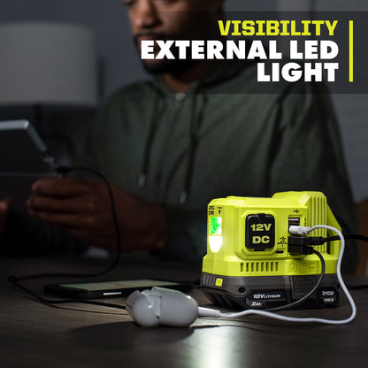 18V ONE+ 120-WATT POWER SOURCE WITH 12V OUTPUT | RYOBI