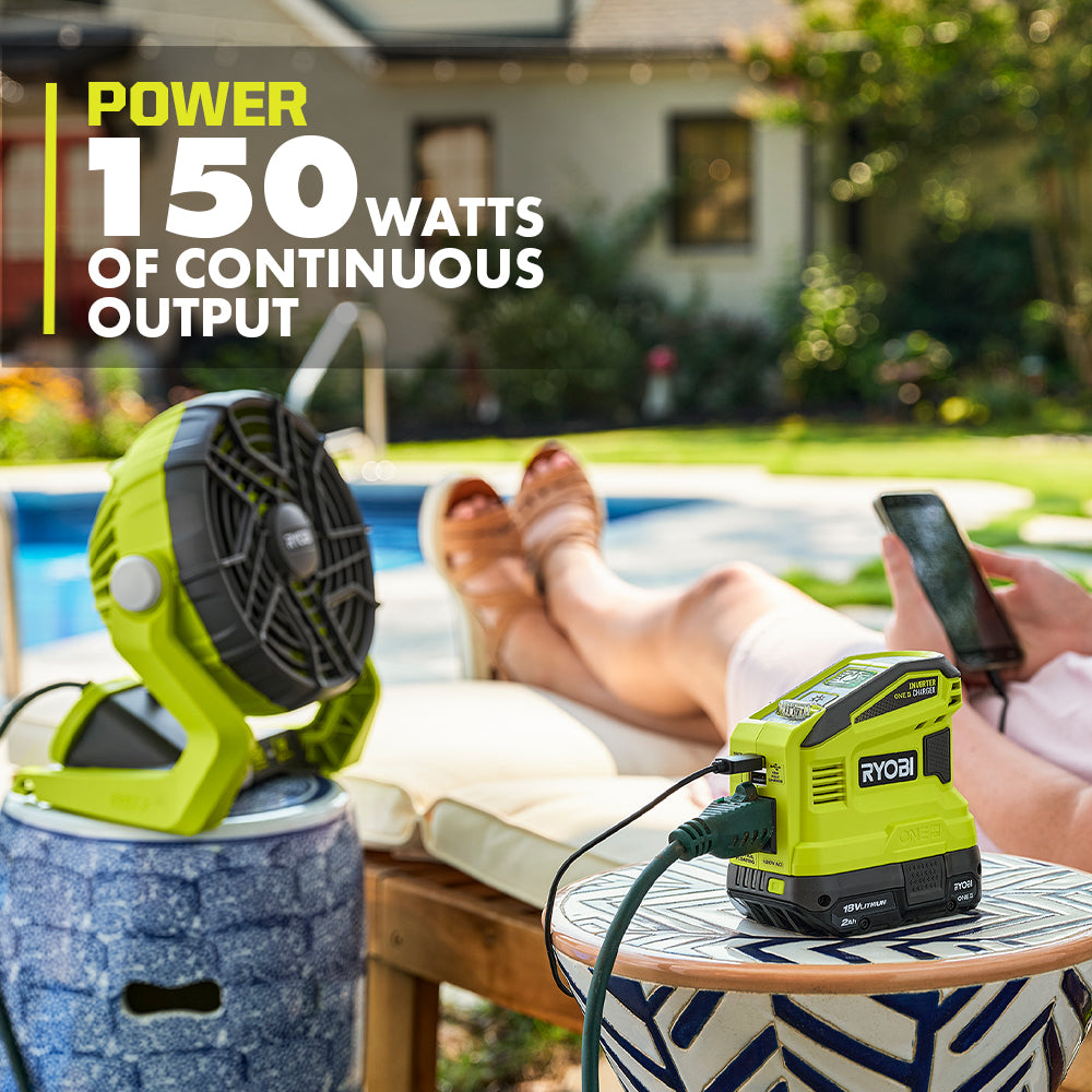 18V ONE+ 150-WATT BATTERY POWER SOURCE AND CHARGER KIT | RYOBI