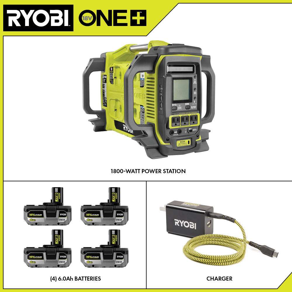 18V ONE+ 1800-WATT POWER STATION KIT | RYOBI