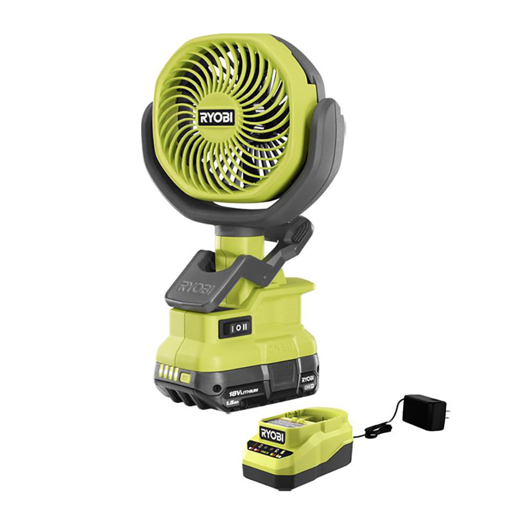 18V ONE+ 4″ CLAMP FAN KIT | RYOBI
