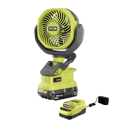 18V ONE+ 4″ CLAMP FAN KIT | RYOBI