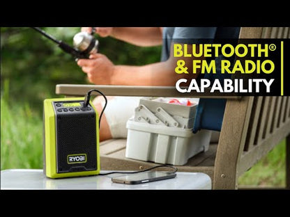 18V ONE+ COMPACT BLUETOOTH RADIO/SPEAKER | RYOBI