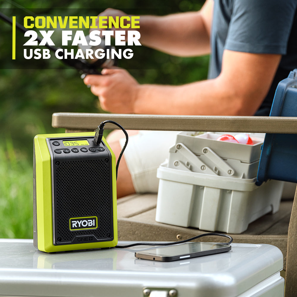 18V ONE+ COMPACT BLUETOOTH RADIO/SPEAKER | RYOBI