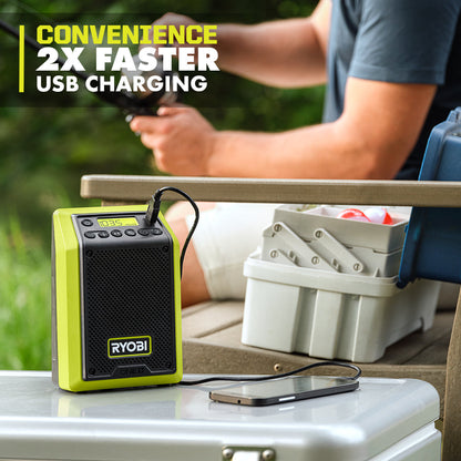 18V ONE+ COMPACT BLUETOOTH RADIO/SPEAKER | RYOBI