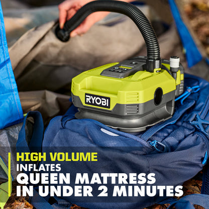 18V ONE+ DUAL FUNCTION DIGITAL INFLATOR/DEFLATOR KIT | RYOBI