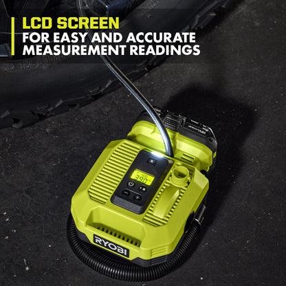 18V ONE+ DUAL FUNCTION DIGITAL INFLATOR/DEFLATOR KIT | RYOBI