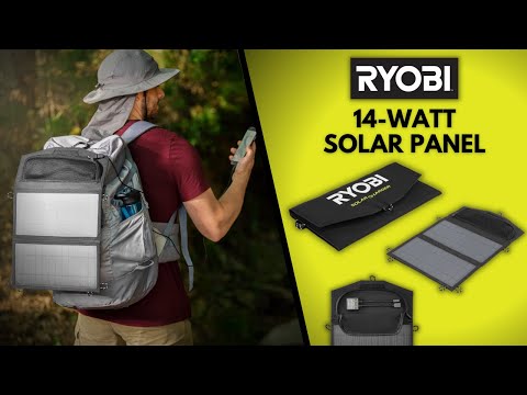 14-WATT FOLDABLE SOLAR PANEL | RYOBI