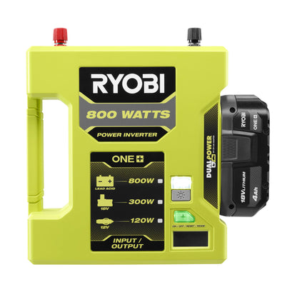 18V ONE+ 800-WATT AUTOMOTIVE POWER INVERTER | RYOBI