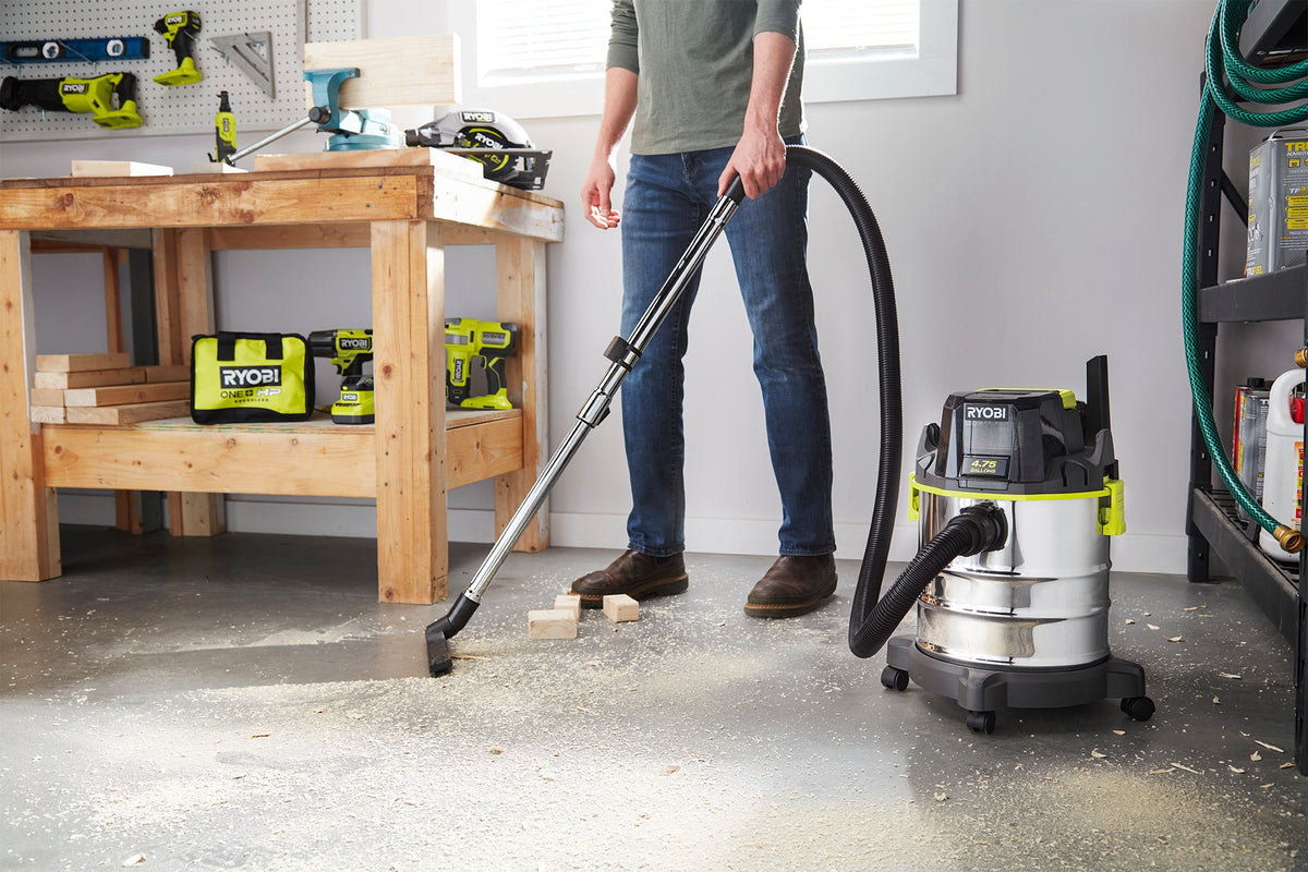 18V ONE+ 4.75 GALLON WET/DRY VACUUM (TOOL ONLY) | RYOBI