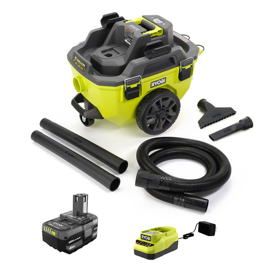 18V ONE+ 6 GALLON WET/DRY VACUUM KIT | RYOBI