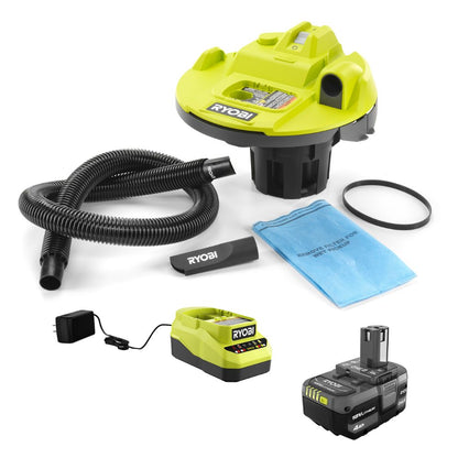 18V ONE+ BUCKET TOP WET/DRY VACUUM KIT | RYOBI