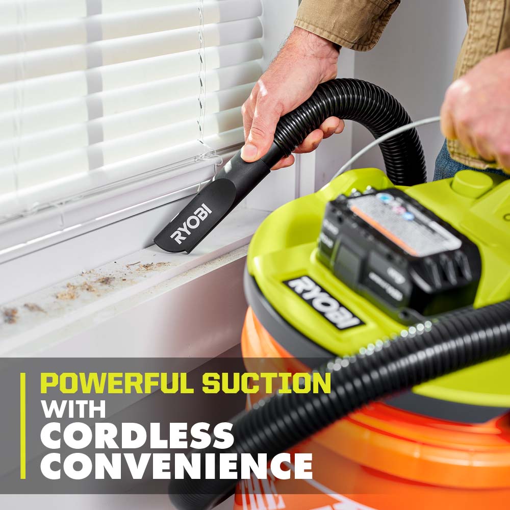 18V ONE+ BUCKET TOP WET/DRY VACUUM KIT | RYOBI