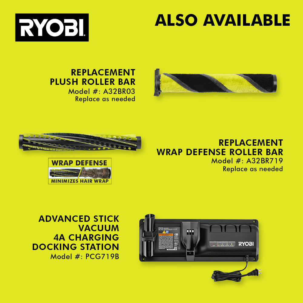 18V ONE+ HP ADVANCED STICK VACUUM KIT | RYOBI
