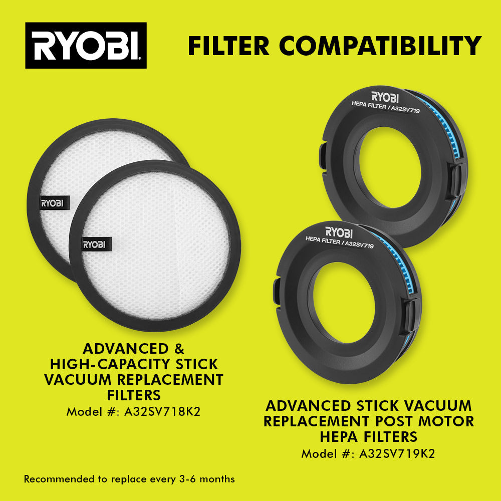 18V ONE+ HP ADVANCED STICK VACUUM KIT | RYOBI