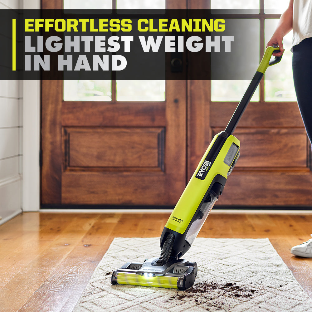 18V ONE+ HP CORDLESS HIGH-CAPACITY STICK VACUUM CLEANER KIT WITH 4.0 AH BATTERY AND CHARGER | RYOBI