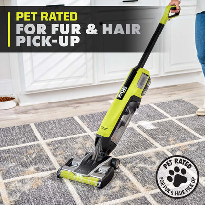 18V ONE+ HP CORDLESS HIGH-CAPACITY STICK VACUUM CLEANER KIT WITH 4.0 AH BATTERY AND CHARGER | RYOBI