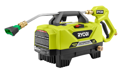 1200 PSI 1.8 GPM COLD WATER AUTOMOTIVE HIGH FLOW ELECTRIC PRESSURE WASHER KIT | RYOBI