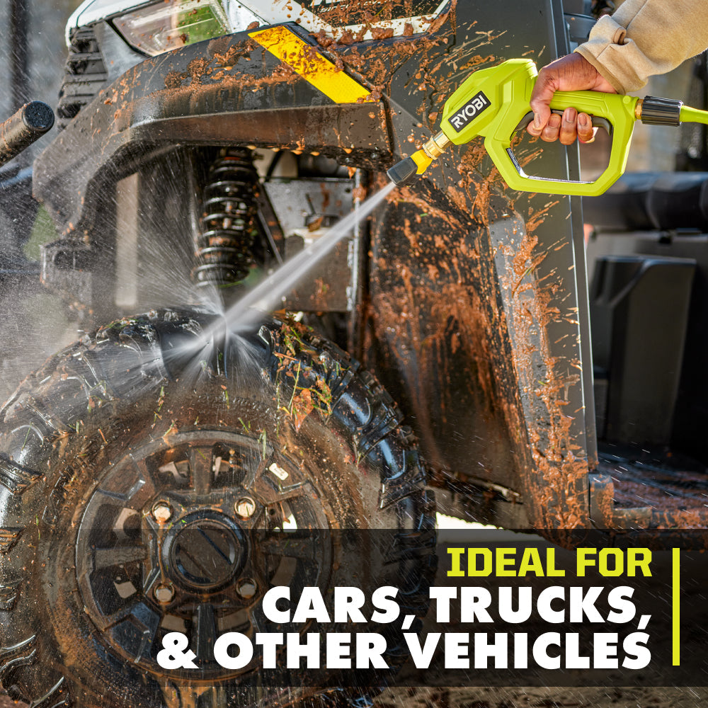 1200 PSI 1.8 GPM COLD WATER AUTOMOTIVE HIGH FLOW ELECTRIC PRESSURE WASHER KIT | RYOBI