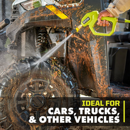 1200 PSI 1.8 GPM COLD WATER AUTOMOTIVE HIGH FLOW ELECTRIC PRESSURE WASHER KIT | RYOBI