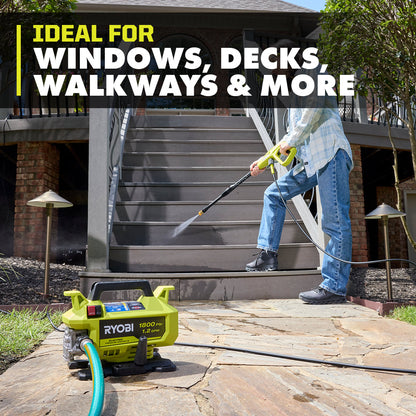 1800 PSI 1.2 GPM ELECTRIC PRESSURE WASHER | RYOBI