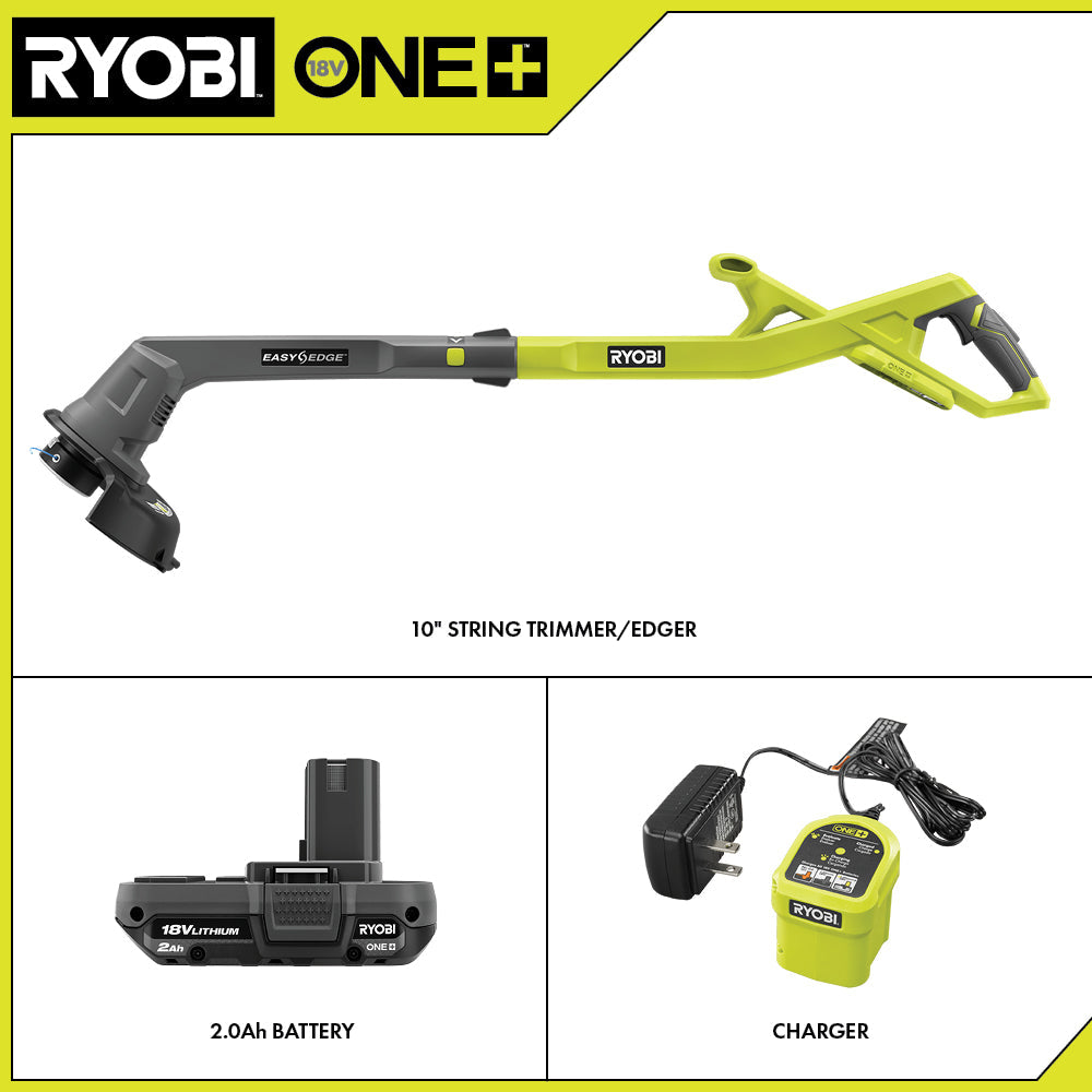 18V ONE+ 10?? STRING TRIMMER/EDGER KIT | RYOBI