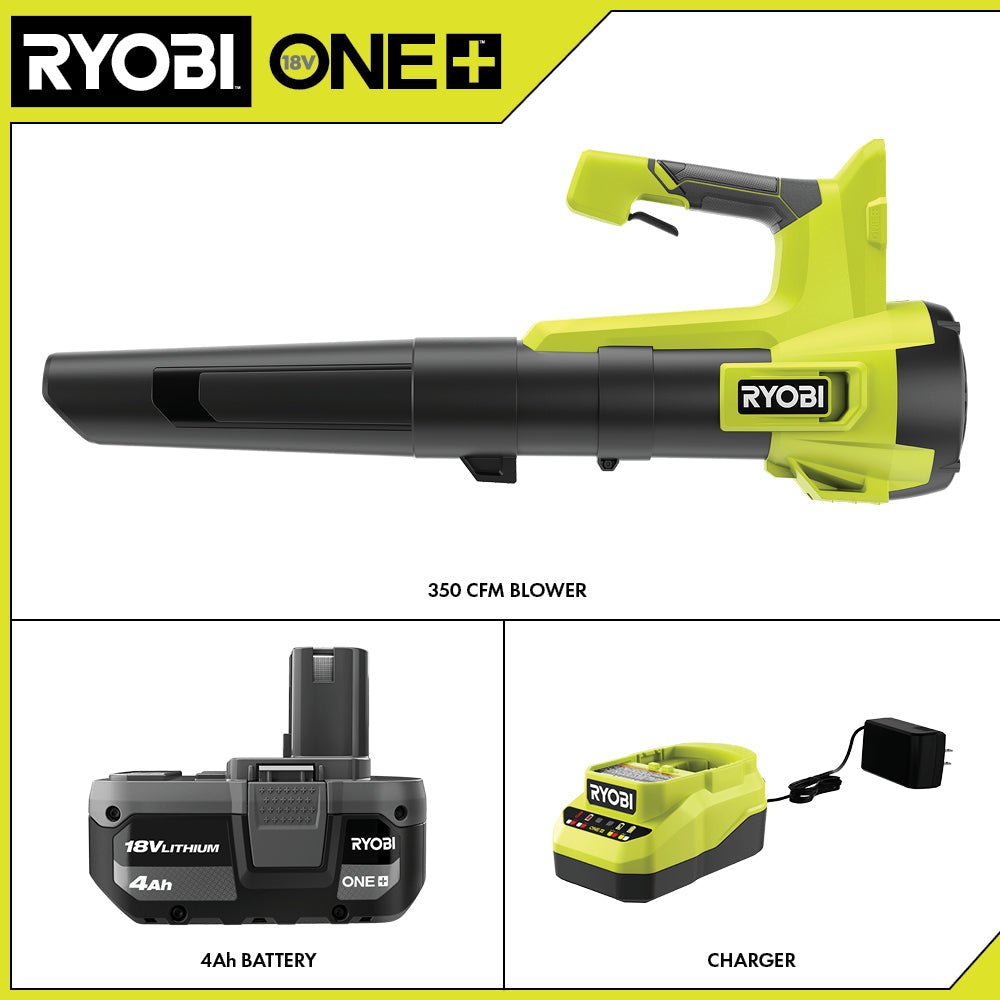 18V ONE+ 350 CFM BLOWER KIT | RYOBI