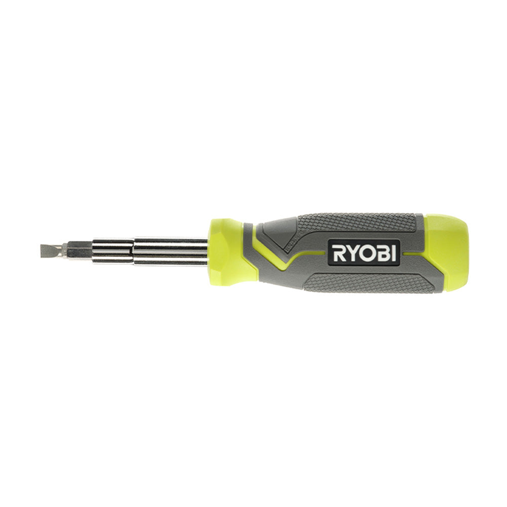 11-IN-1 MULTI-BIT SCREWDRIVER WITH CUSHION GRIP HANDLE | RYOBI