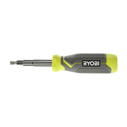 11-IN-1 MULTI-BIT SCREWDRIVER WITH CUSHION GRIP HANDLE | RYOBI