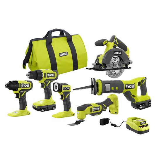 18V ONE+ 6-TOOL COMBO KIT | RYOBI