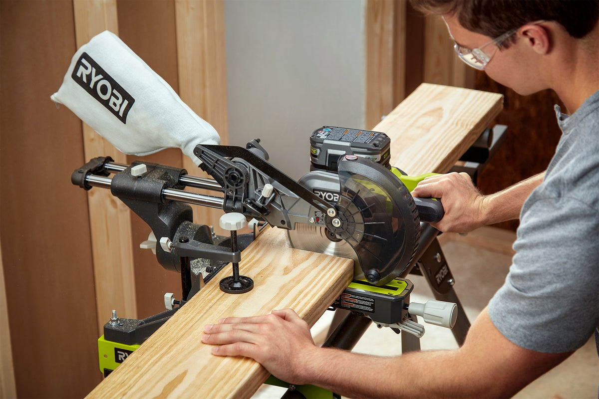 18V ONE+ 7-1/4″ SLIDING COMPOUND MITER SAW | RYOBI