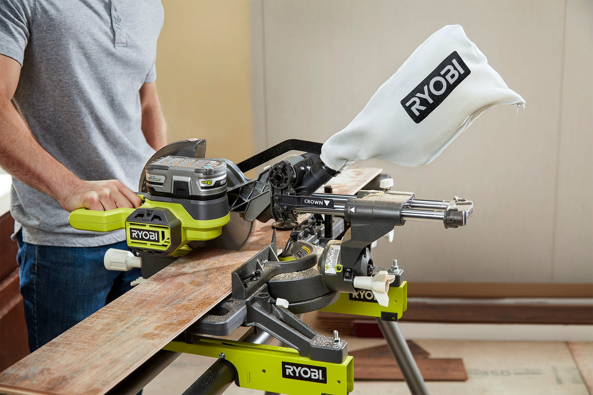 18V ONE+ 7-1/4″ SLIDING COMPOUND MITER SAW | RYOBI