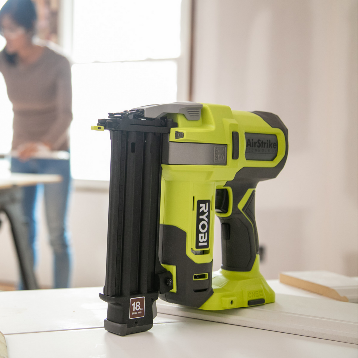 18V ONE+ AIRSTRIKE 18GA BRAD NAILER | RYOBI