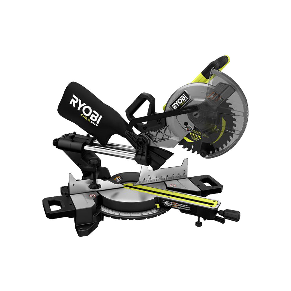 18V ONE+ HP BRUSHLESS 10″ SLIDING COMPOUND MITER SAW | RYOBI