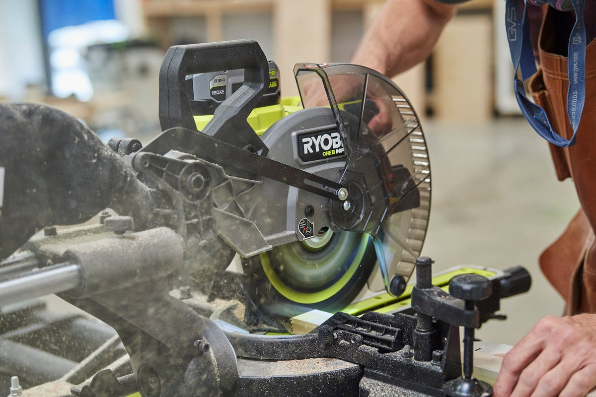 18V ONE+ HP BRUSHLESS 10″ SLIDING COMPOUND MITER SAW | RYOBI