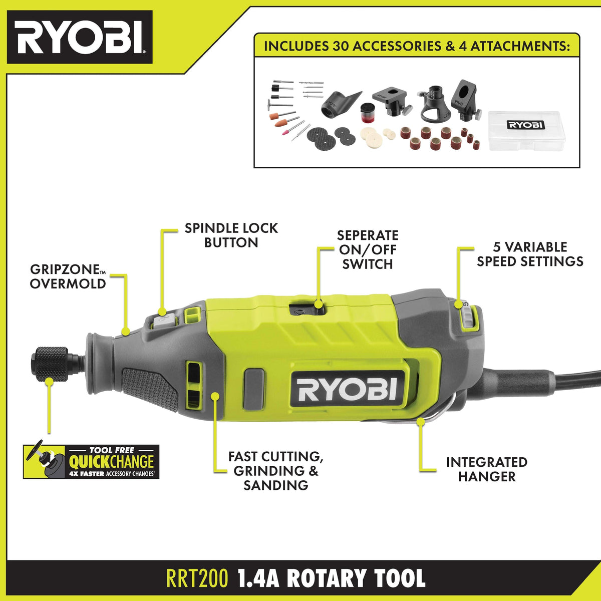 1.4 AMP ROTARY TOOL | RYOBI