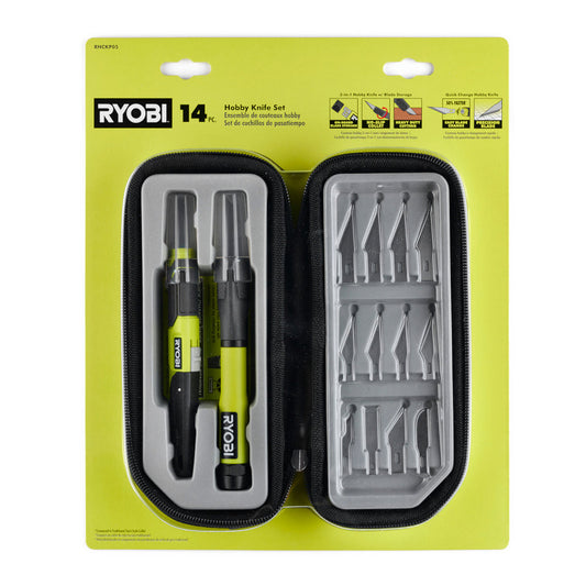 14 PC. HOBBY KNIFE SET | RYOBI