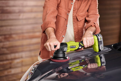 18V ONE+ 5″ VARIABLE SPEED DUAL ACTION POLISHER | RYOBI