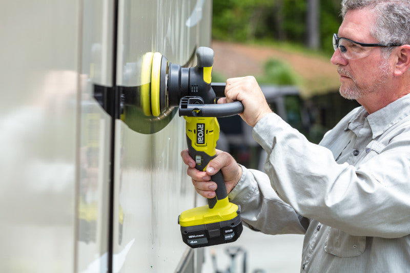 18V ONE+ 5″ VARIABLE SPEED DUAL ACTION POLISHER | RYOBI