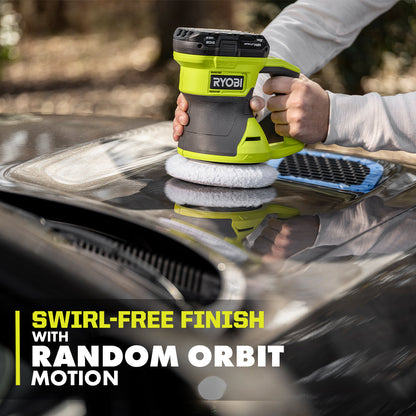 18V ONE+ 6″ TWO SPEED RANDOM ORBIT BUFFER | RYOBI