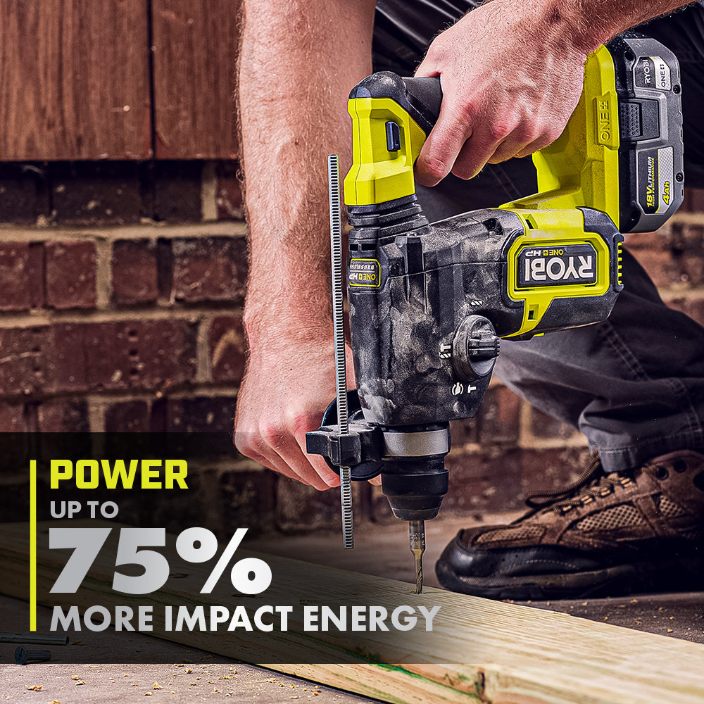 18V ONE+ HP 1″ SDS ROTARY HAMMER KIT | RYOBI