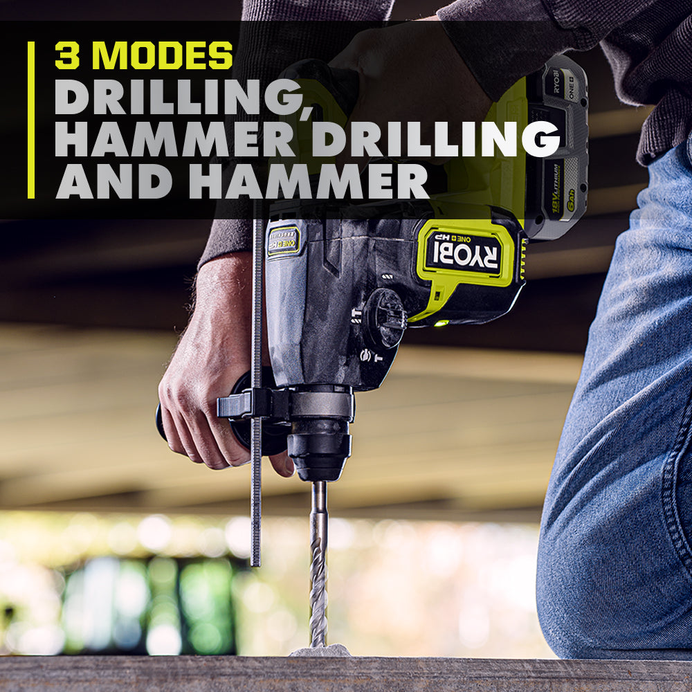 18V ONE+ HP 1″ SDS ROTARY HAMMER KIT | RYOBI