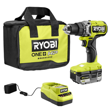 18V ONE+ HP BRUSHLESS 1/2″ DRILL/DRIVER KIT | RYOBI