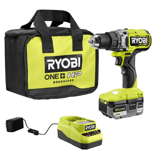18V ONE+ HP BRUSHLESS 1/2″ DRILL/DRIVER KIT | RYOBI