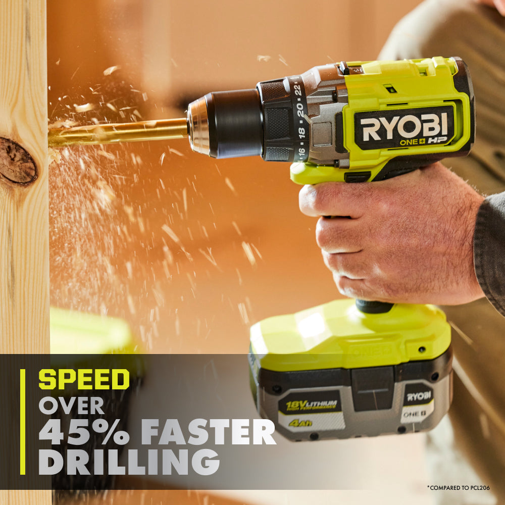 18V ONE+ HP BRUSHLESS 1/2″ DRILL/DRIVER KIT | RYOBI