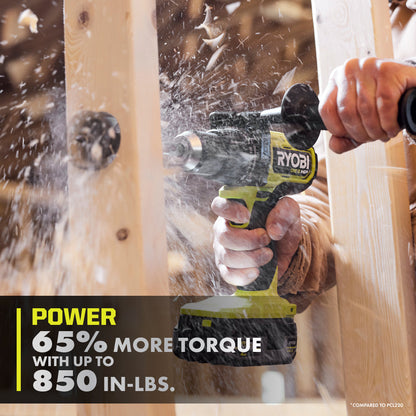 18V ONE+ HP BRUSHLESS 1/2″ HAMMER DRILL | RYOBI