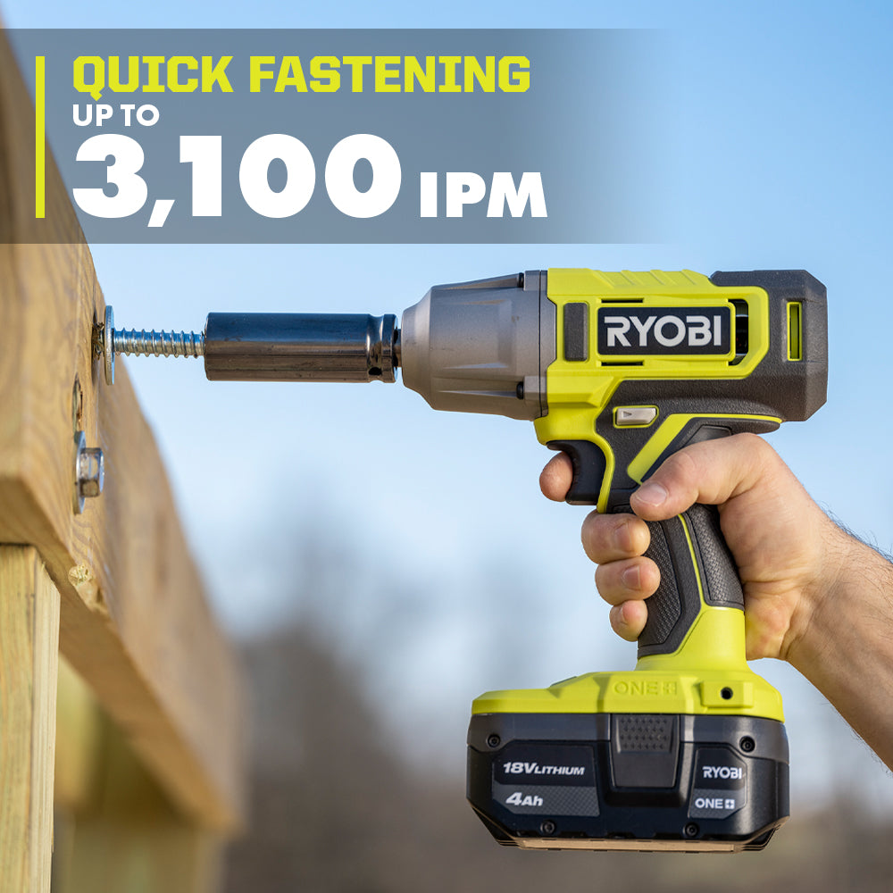 18V ONE+ 1/2″ IMPACT WRENCH | RYOBI