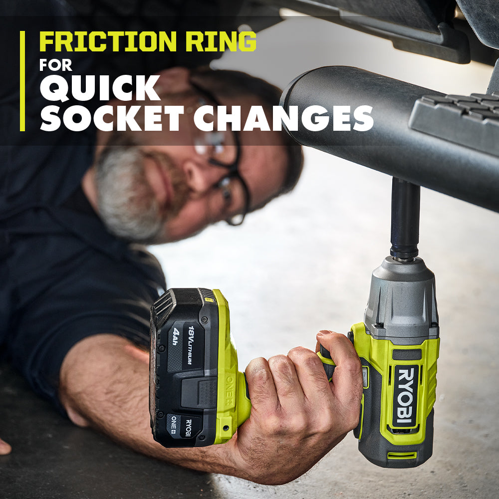 18V ONE+ 1/2″ IMPACT WRENCH KIT | RYOBI