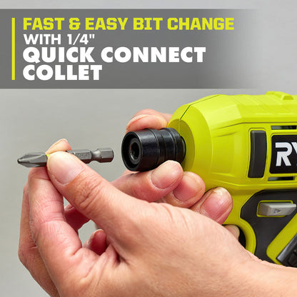18V ONE+ 1/4″ HEX SCREWDRIVER KIT | RYOBI
