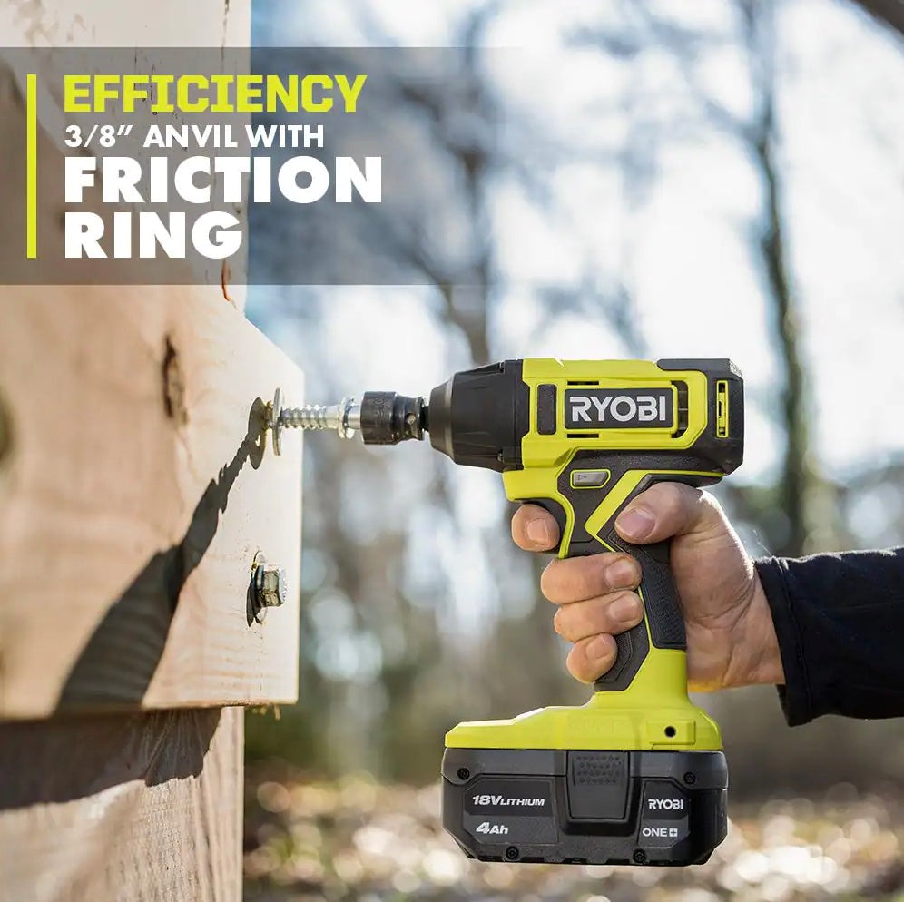 18V ONE+ 3/8″ IMPACT WRENCH KIT | RYOBI