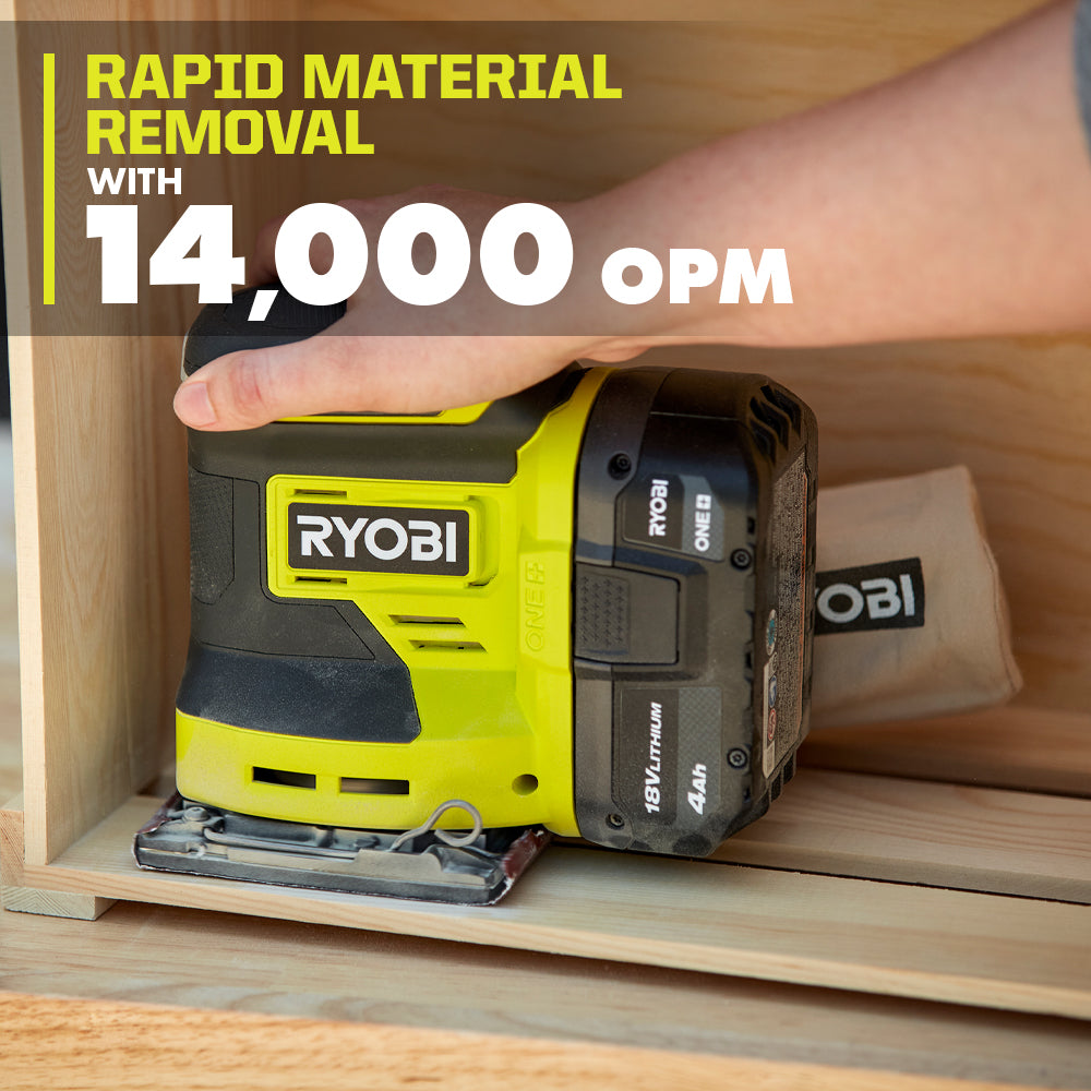 18V ONE+ 1/4 SHEET SANDER KIT | RYOBI